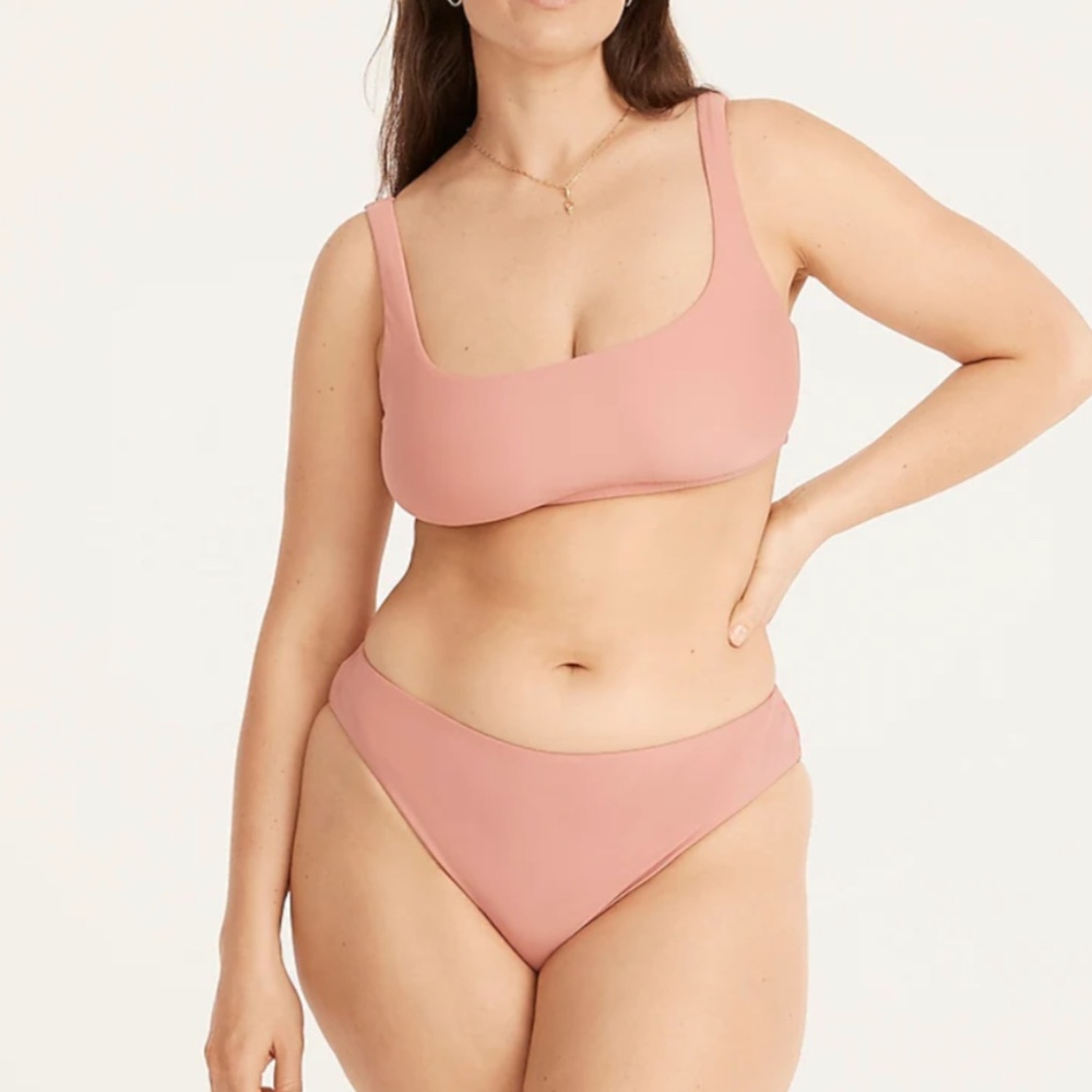 NWT New J.Crew Squareneck Bikini Top and Bottom